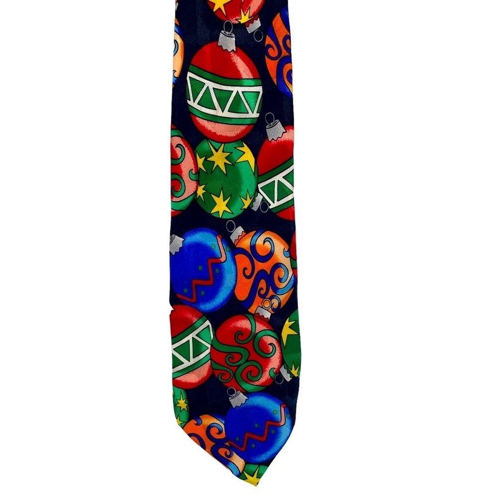 Addiction 100% Silk Christmas Multi Color Tie